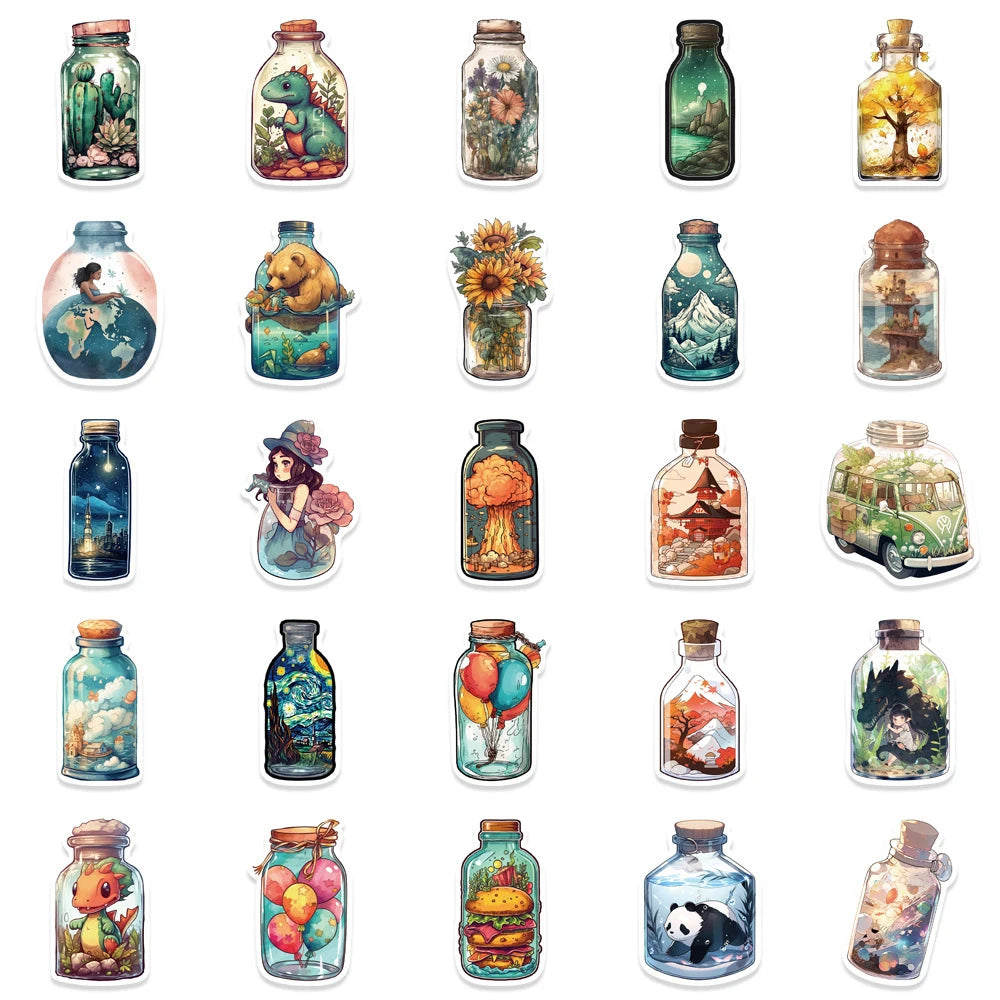 Big Worlds in a Bottle Sticker Bundle